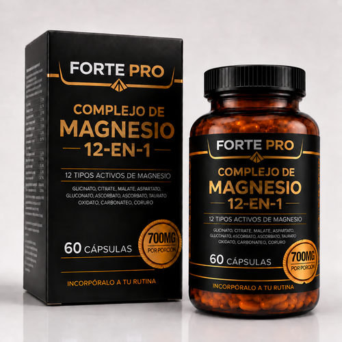 60 CÁPSULAS EXTRAS - Complejo De Magnesio